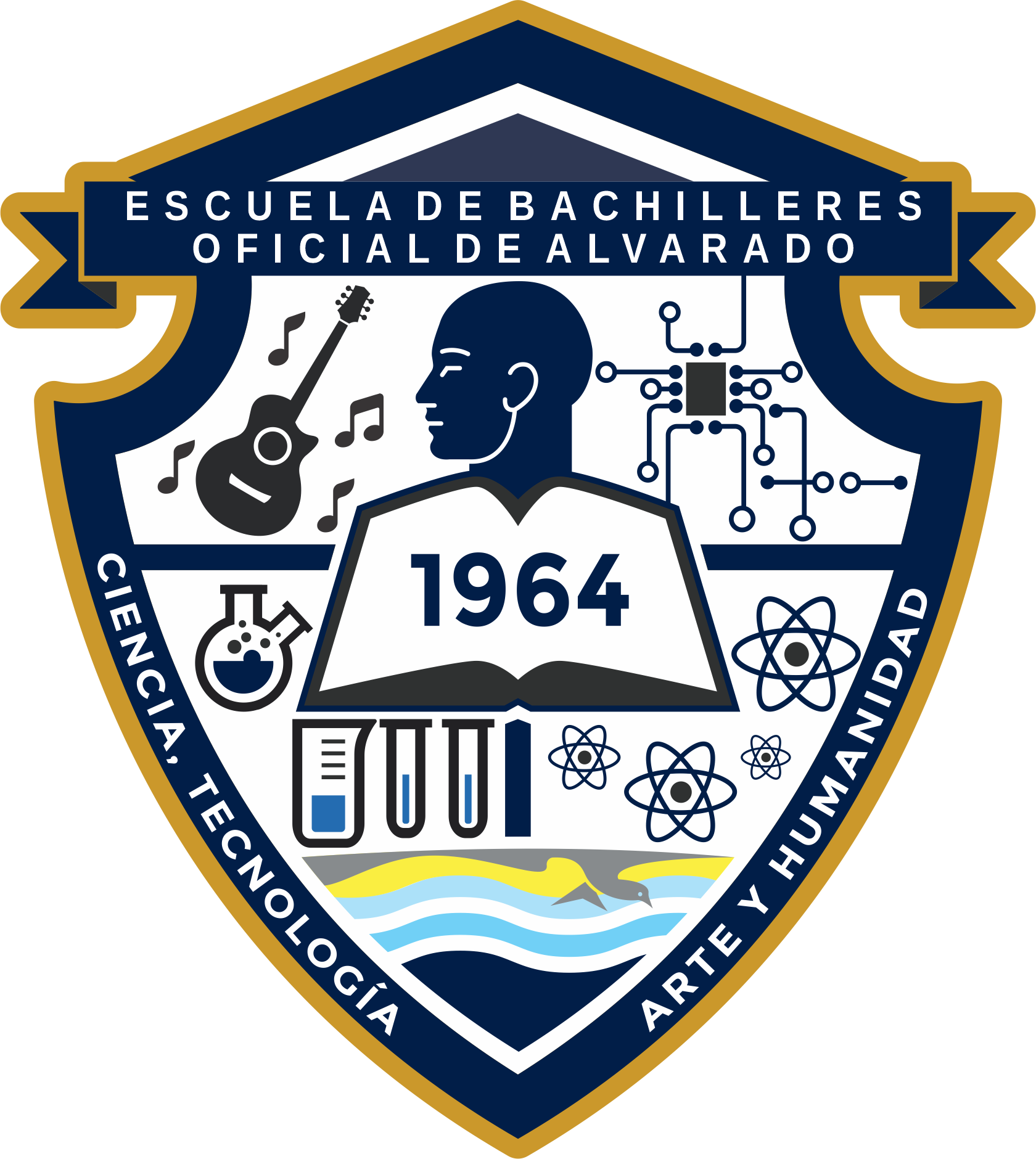 Escudo Bachilleres Oficial de Alvarado